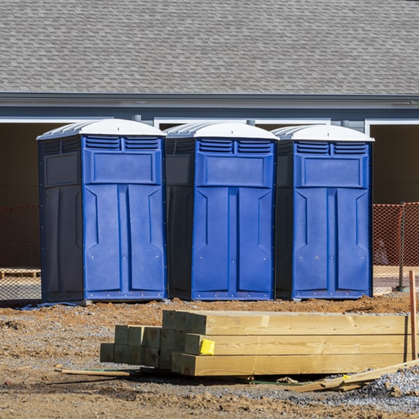 what is the maximum capacity for a single portable restroom in Broadview Park FL